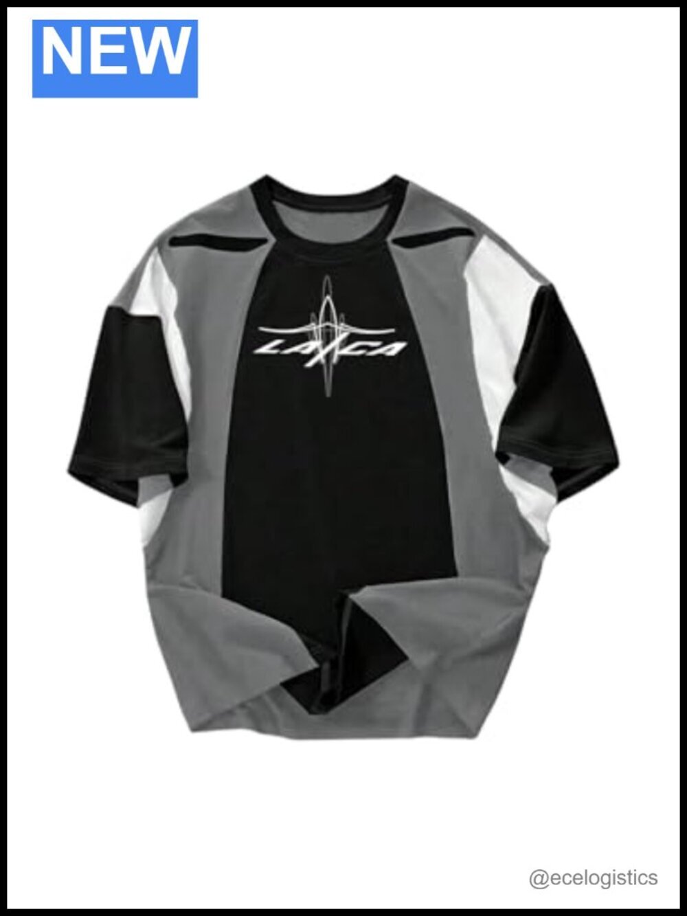 Oversized Y2K Graphic Tee Short Sleeve Crewneck Streetwear Top